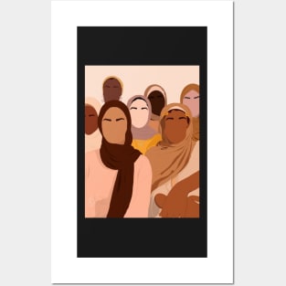 Hijabi Women Posters and Art